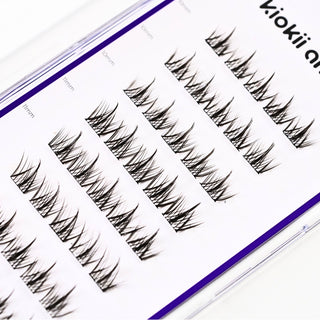 Eyelashes Book Cluster Lashes - Elegant Length 10mm - 12mm - Kiokii and... | Kiokii and...
