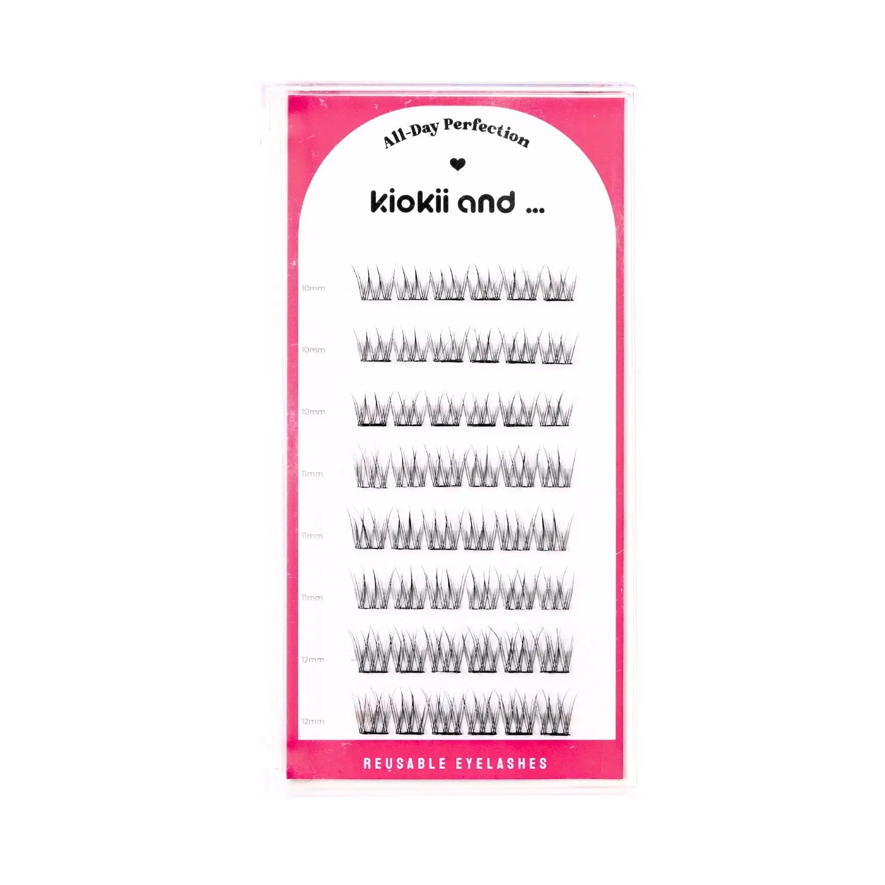 Kiokii Book Cluster Glue - Free Lashes - Fluttery Natural 12mm - 10mm by Kiokii and... – False Lashes