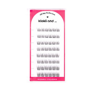 Eyelashes Book Cluster Lashes - Fluttery Natural 12mm - 10mm - Kiokii and... | Kiokii and...