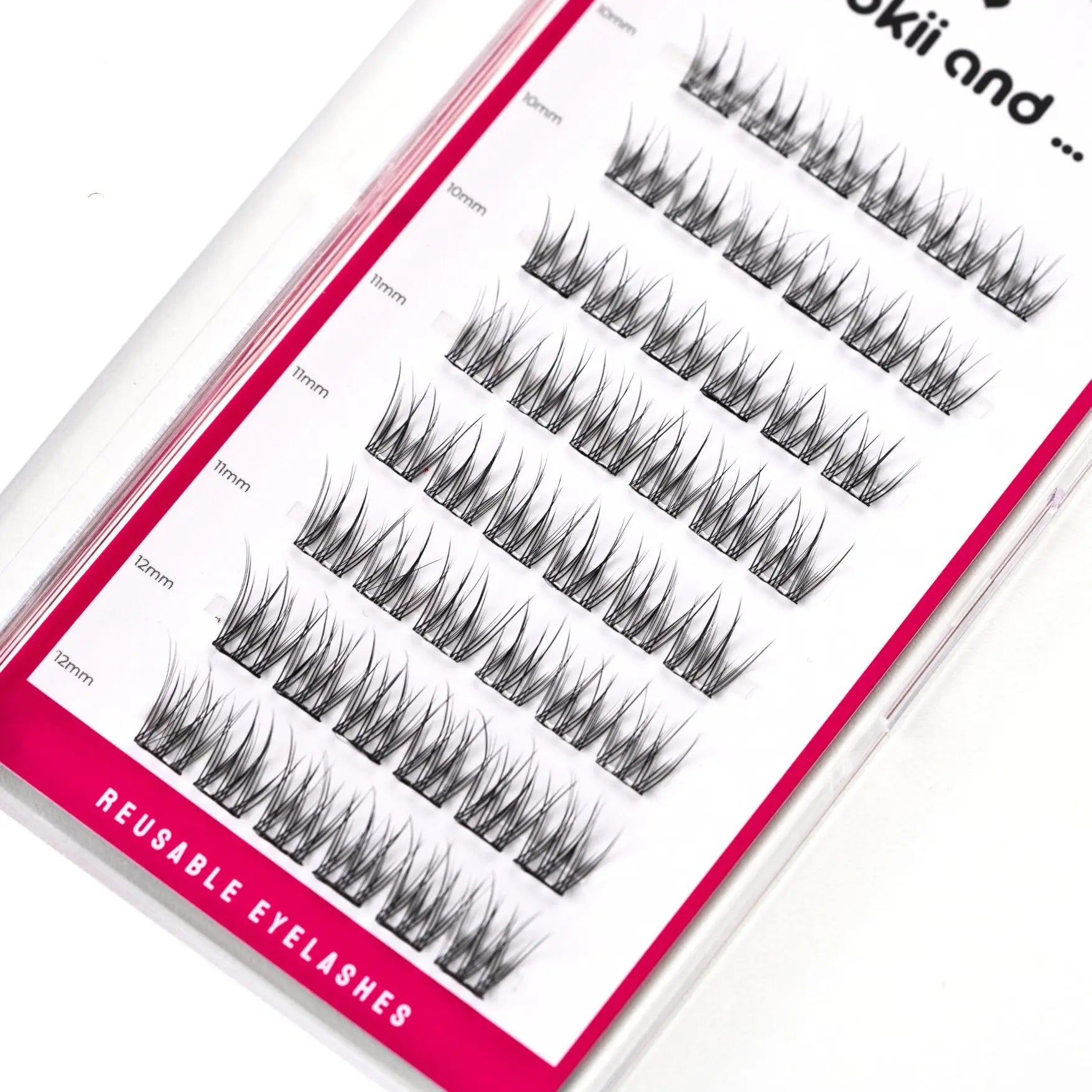 Kiokii Book Cluster Glue - Free Lashes - Fluttery Natural 12mm - 10mm by Kiokii and... – False Lashes