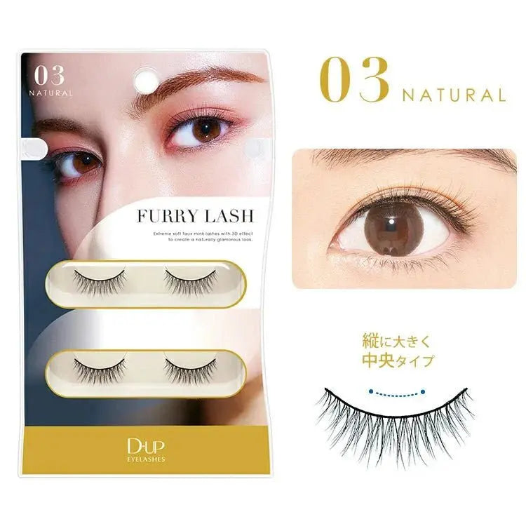 D - up Eyelashes Furry Lash 01 - 05 by D - up – False Lashes