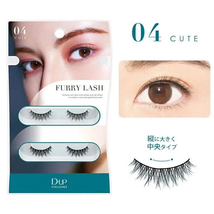 D - up Eyelashes Furry Lash 01 - 05 by D - up – False Lashes