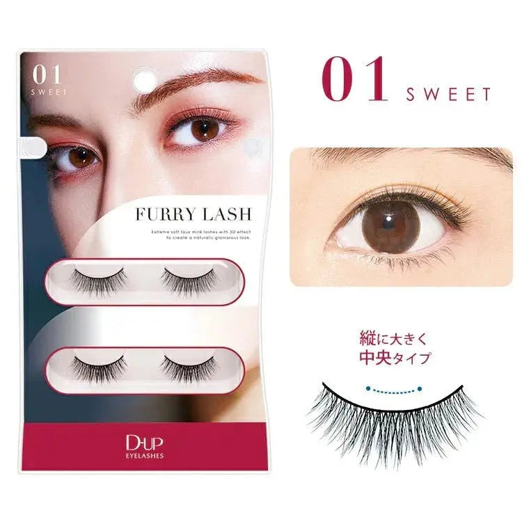 D - up Eyelashes Furry Lash 01 - 05 by D - up – False Lashes