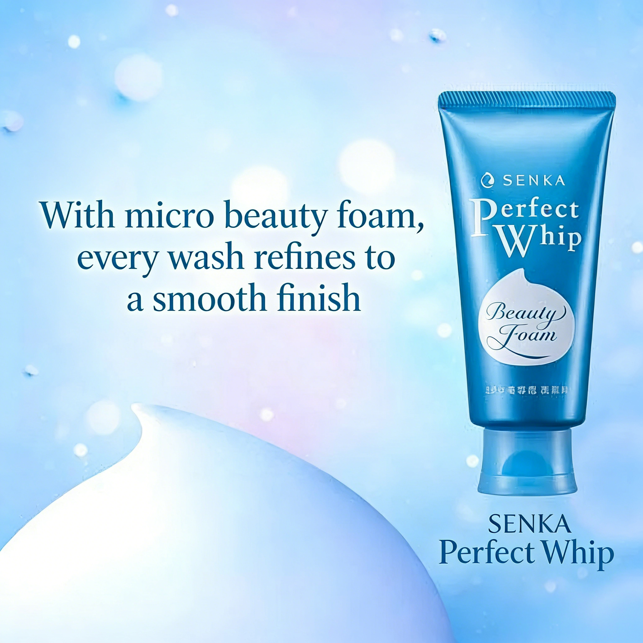 SHISEIDO SENKA Mousse Nettoyante Parfaite Whip BT21 120g