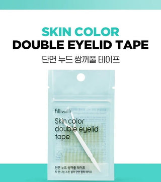 FILLIMILLI Skin Color Double Eyelid Tape 44pcs by Fillimilli – Eyelid Tape photo