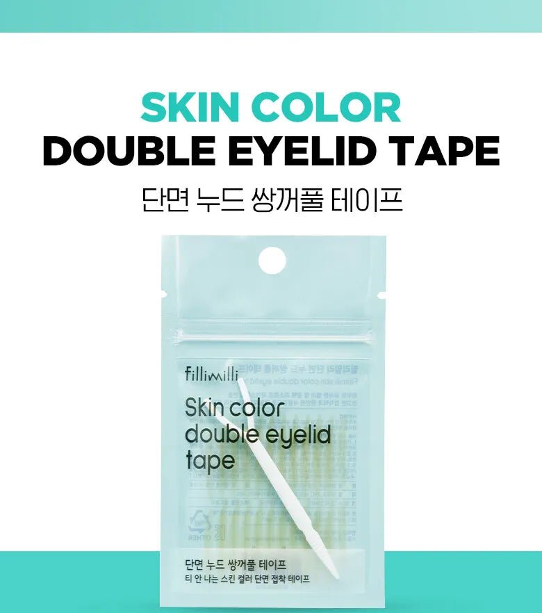FILLIMILLI Skin Color Double Eyelid Tape 44pcs by Fillimilli – Eyelid Tape