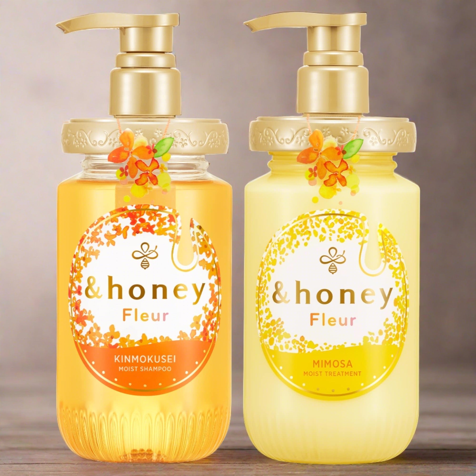 Fleur Kinmokusei Moist Shampoo 450ml - &honey | Kiokii and...