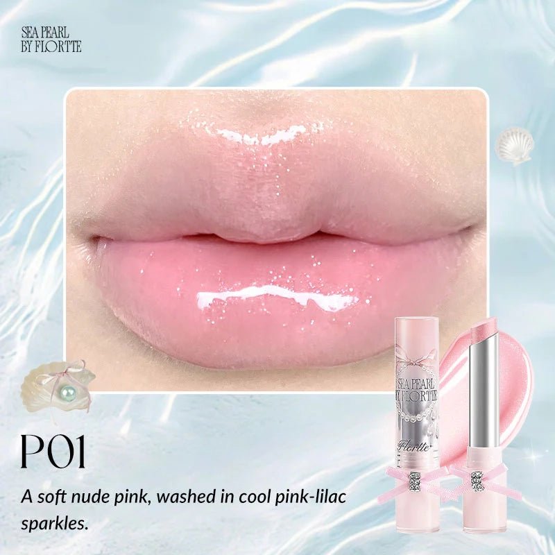 FLORTTE Glass Ocean Solid Lip Balm (5 Shades) by Flortte – Tinted Lip Balm