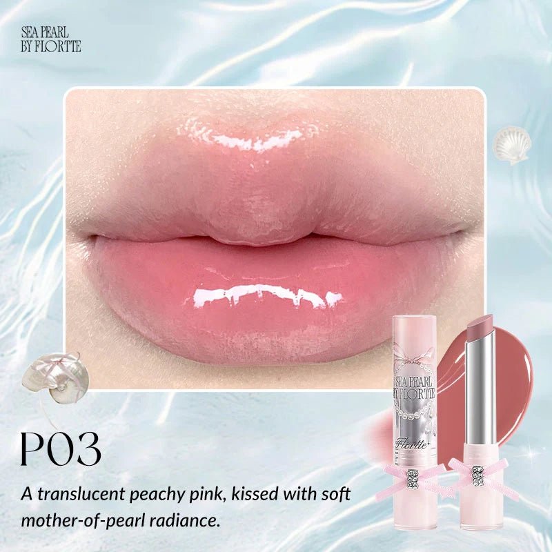 FLORTTE Glass Ocean Solid Lip Balm (5 Shades) by Flortte – Tinted Lip Balm