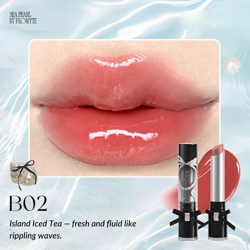 FLORTTE Glass Ocean Solid Lip Balm (5 Shades) by Flortte – Tinted Lip Balm