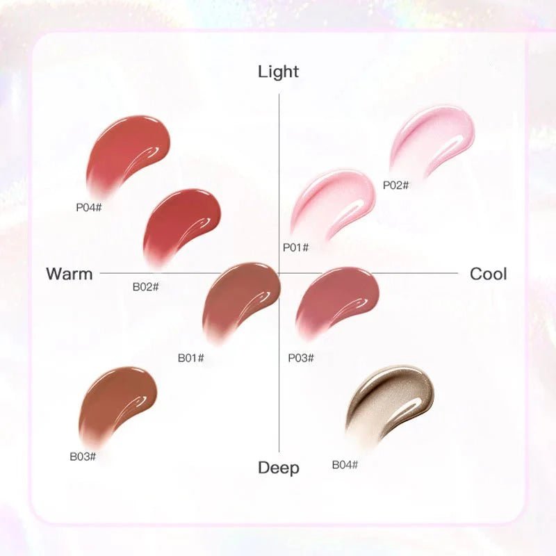 FLORTTE Glass Ocean Solid Lip Balm (5 Shades) by Flortte – Tinted Lip Balm