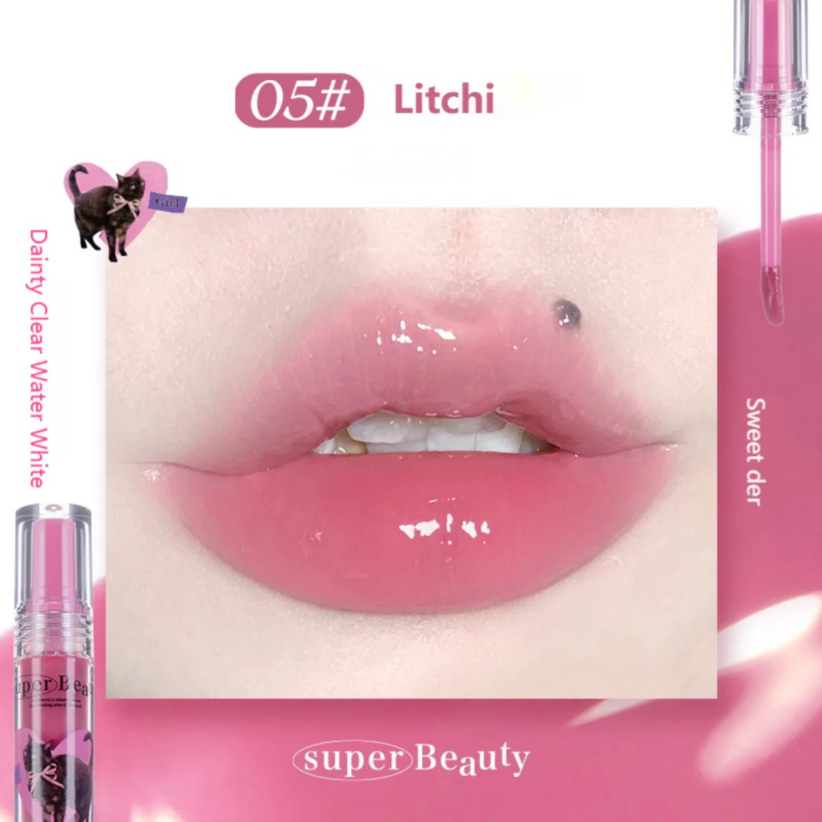 FLORTTE I AM SUPER BEAUTY Lip Gloss Serum (7 Colors) by Flortte – Lip Gloss