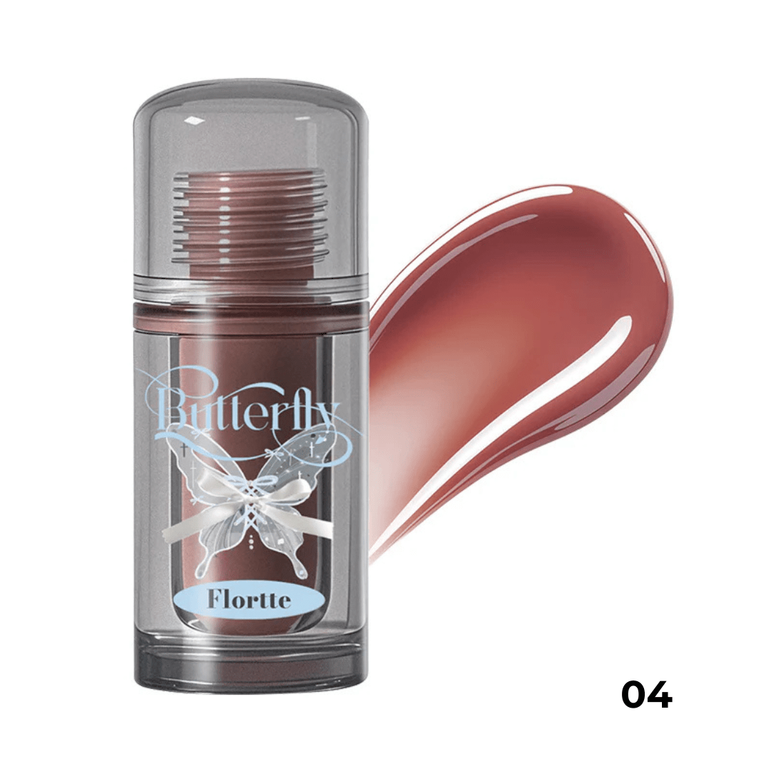 FLORTTE Twin Butterfly Series Lip Serum - Dark (7 Shades) by Flortte – Lip Gloss