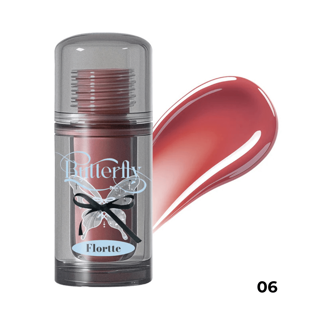 FLORTTE Twin Butterfly Series Lip Serum - Dark (7 Shades) by Flortte – Lip Gloss