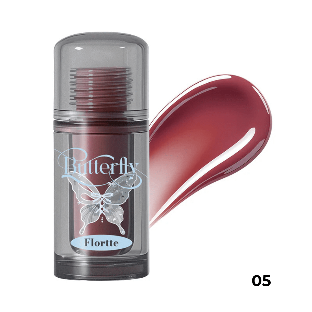 FLORTTE Twin Butterfly Series Lip Serum - Dark (7 Shades) by Flortte – Lip Gloss