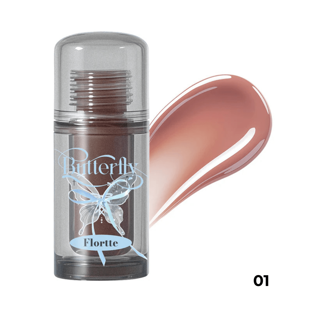 FLORTTE Twin Butterfly Series Lip Serum - Dark (7 Shades) by Flortte – Lip Gloss
