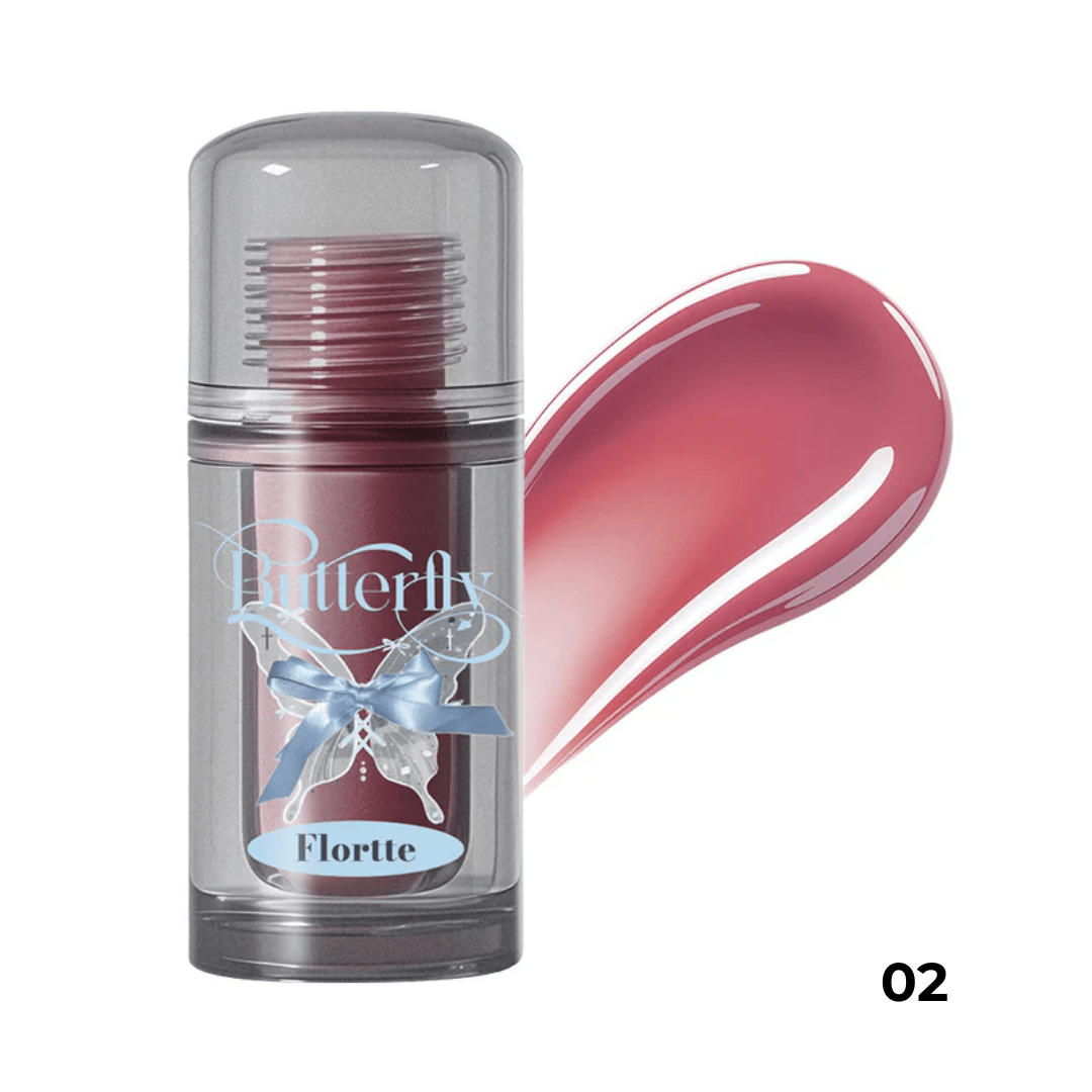 FLORTTE Twin Butterfly Series Lip Serum - Dark (7 Shades) by Flortte – Lip Gloss