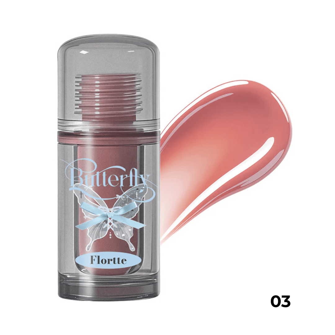 FLORTTE Twin Butterfly Series Lip Serum - Dark (7 Shades) by Flortte – Lip Gloss