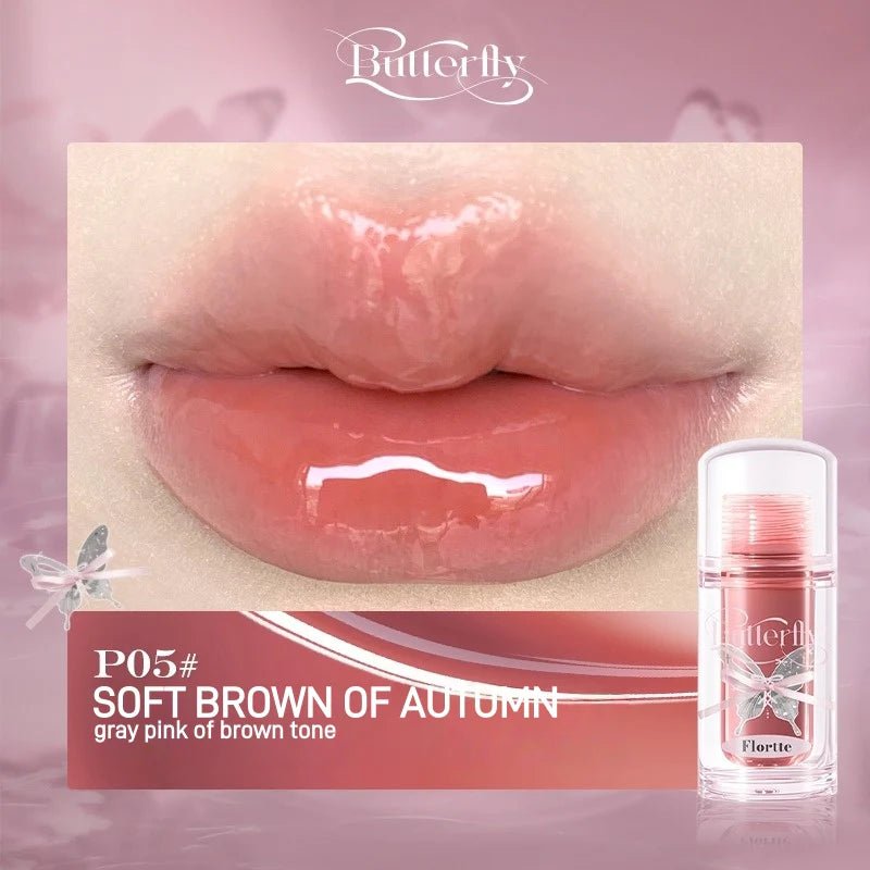 FLORTTE Twin Butterfly Series Lip Serum - Light (3 Shades) by Flortte – Lip Gloss