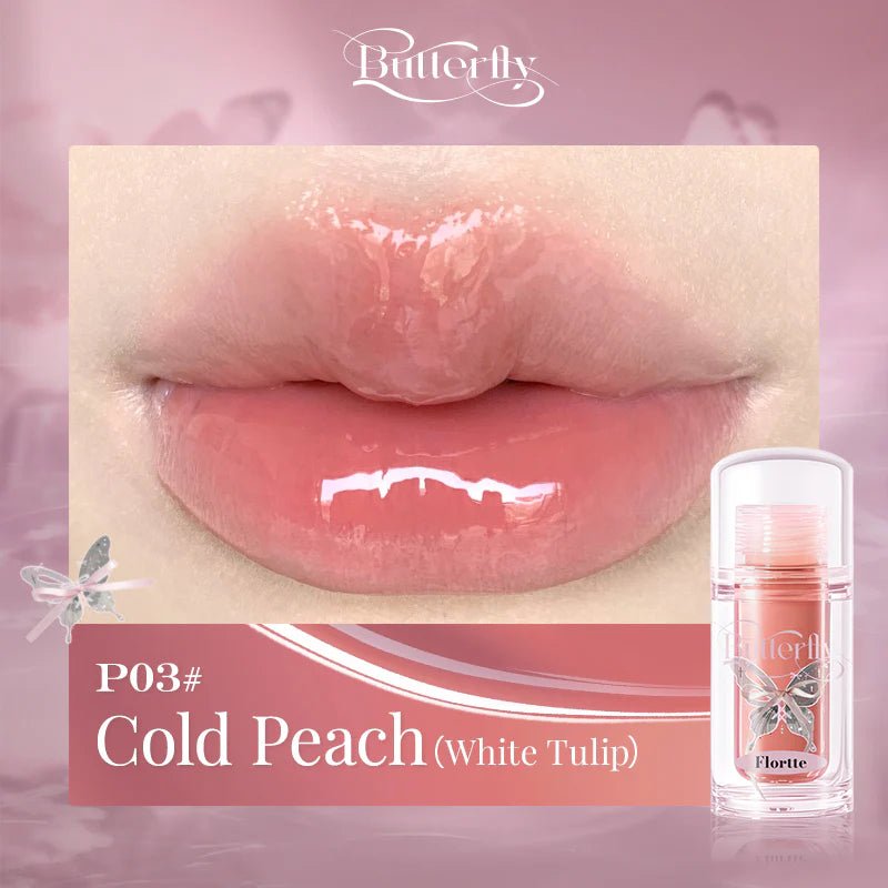 FLORTTE Twin Butterfly Series Lip Serum - Light (3 Shades) by Flortte – Lip Gloss