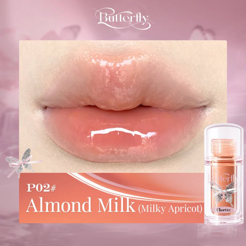 FLORTTE Twin Butterfly Series Lip Serum - Light (3 Shades) by Flortte – Lip Gloss