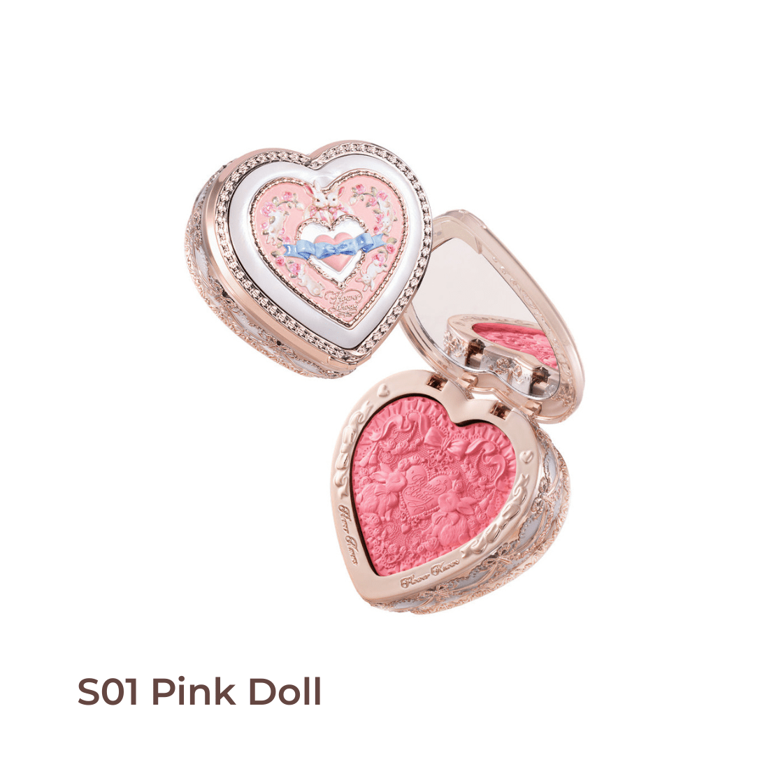 Flower Knows Bunny Garden Collection Embossed Blush (5 Shades) by Flower Knows – Blush