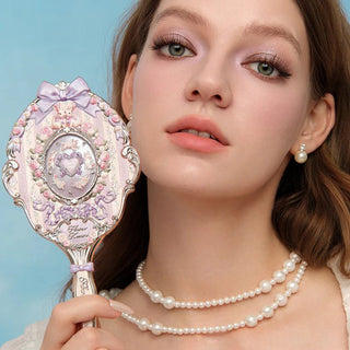 Flower Knows Bunny Garden Collection Hand Mirror (3 Colors) by Flower Knows – Grooming Tools photo