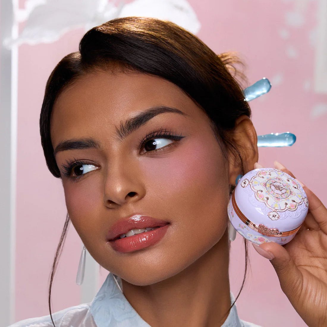 Flower Knows Butterfly Cloud Collar Rouge Box Highlighting & Blush Duo Powder by Flower Knows – Blush