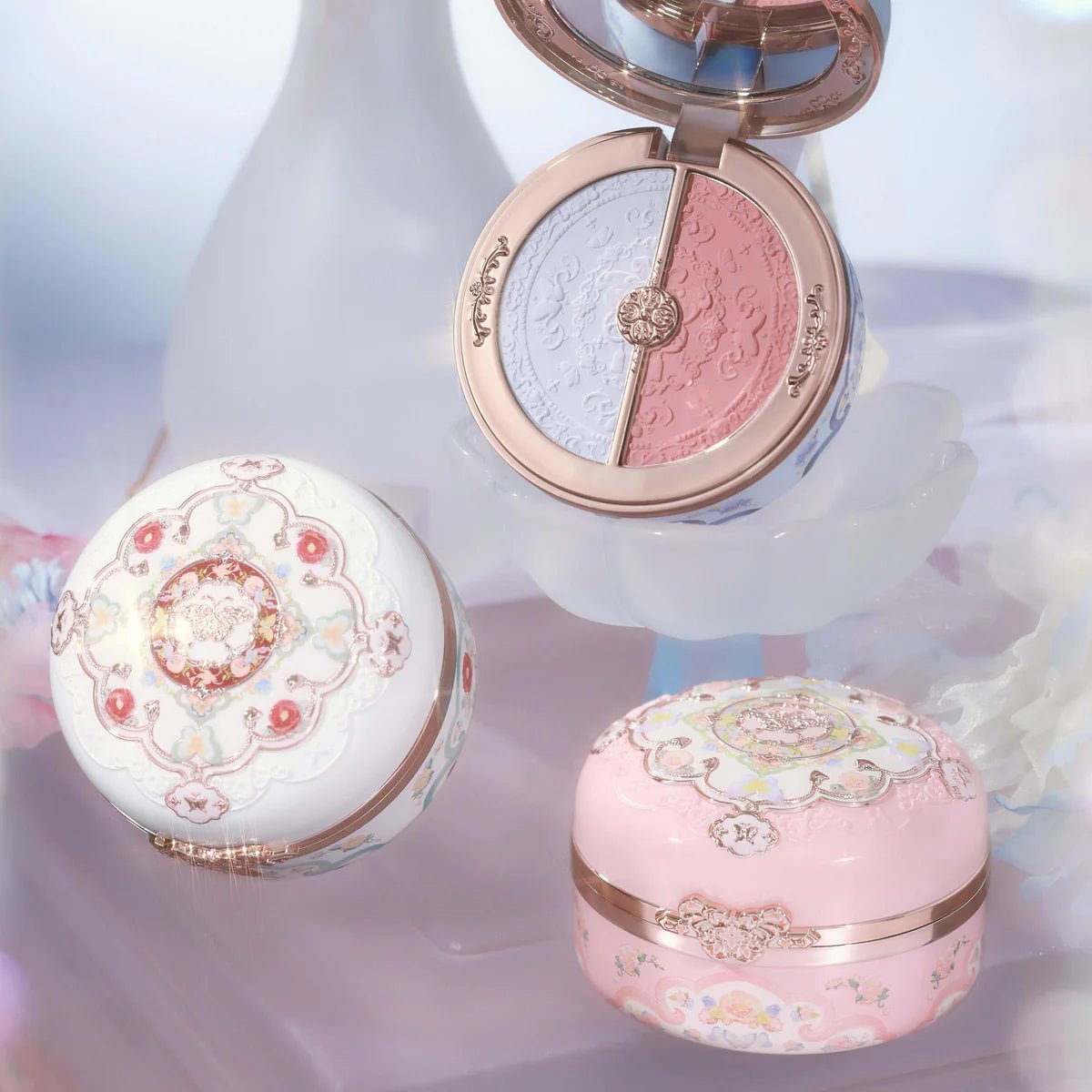 Flower Knows Butterfly Cloud Collar Rouge Box Highlighting & Blush Duo Powder by Flower Knows – Blush
