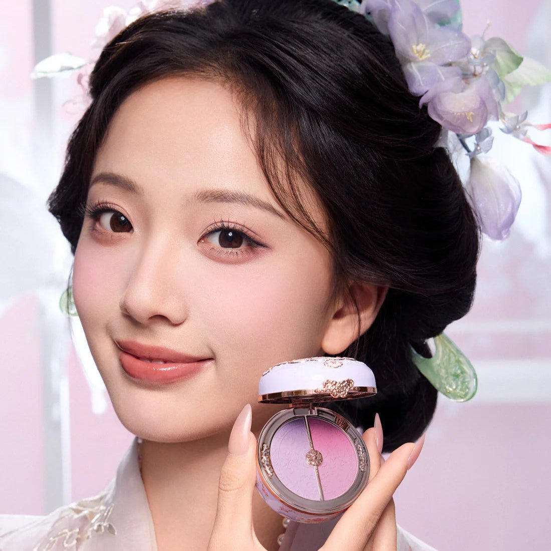 Flower Knows Butterfly Cloud Collar Rouge Box Highlighting & Blush Duo Powder by Flower Knows – Blush