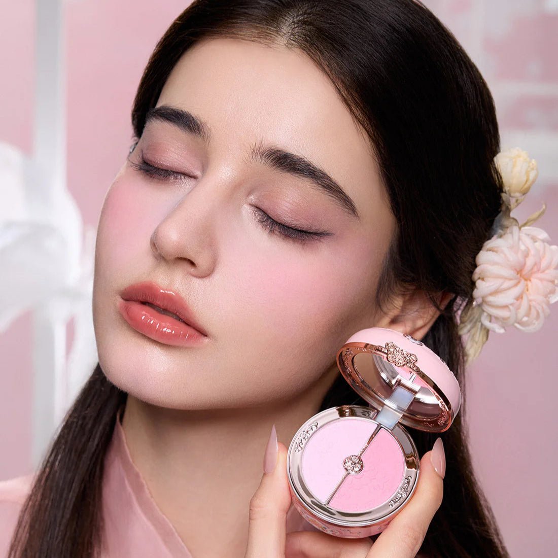 Flower Knows Butterfly Cloud Collar Rouge Box Highlighting & Blush Duo Powder by Flower Knows – Blush
