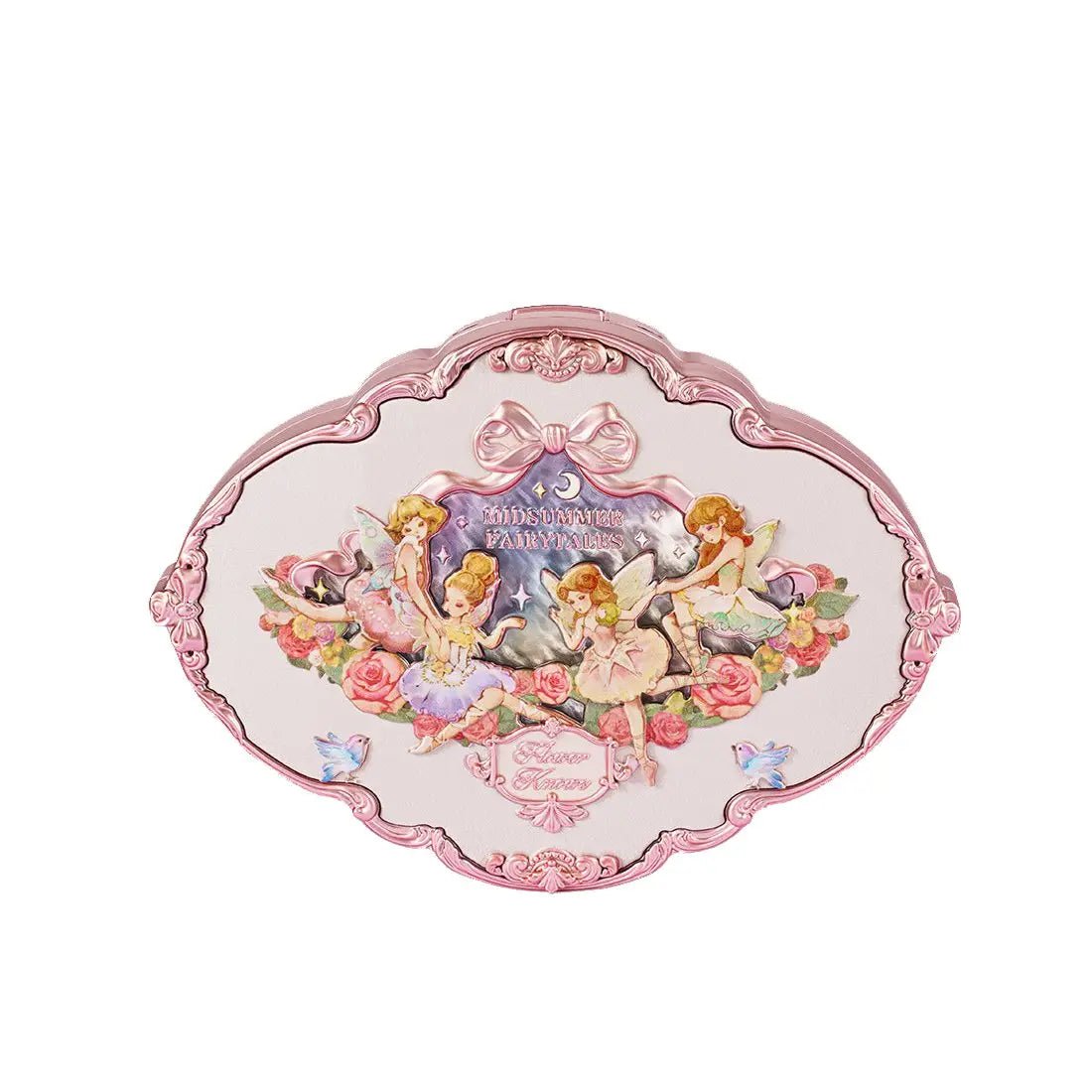 Flower Knows Midsummer Fairytales Collection Embossed Five - Color Makeup Palette 01 Hazel Fawn by Flower Knows – Eye Shadow