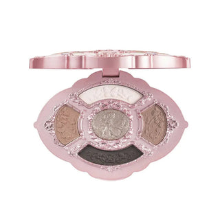 Flower Knows Midsummer Fairytales Collection Embossed Five - Color Makeup Palette 01 Hazel Fawn by Flower Knows – Eye Shadow