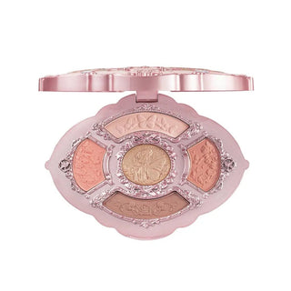 Flower Knows Midsummer Fairytales Collection Embossed Five - Color Makeup Palette 02 Flora Hermitage by Flower Knows – Eye Shadow