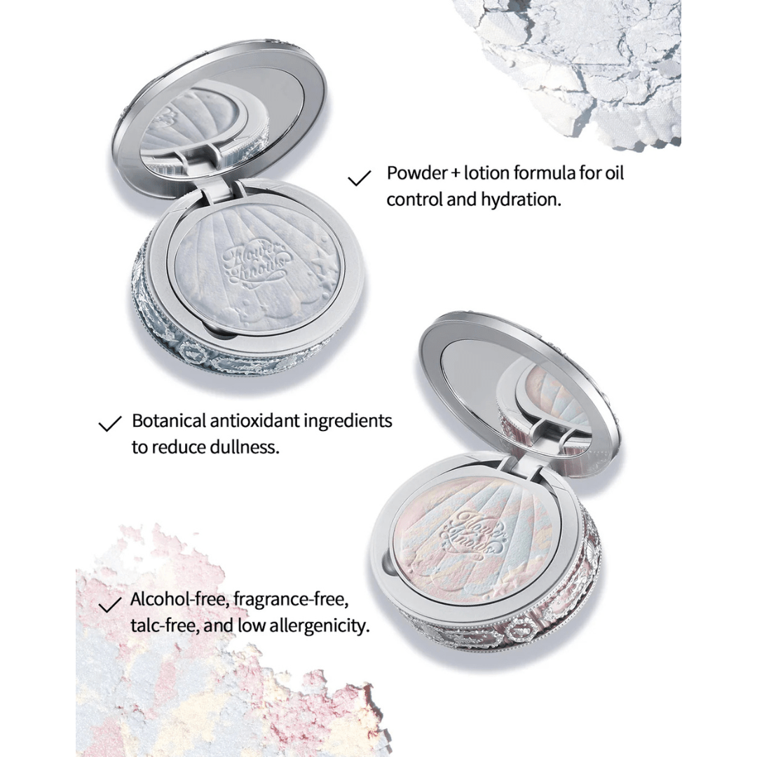 Flower Knows Shell's Jewel Collection Baked Powder (2 Shades) by Flower Knows – Setting Powder & Spray
