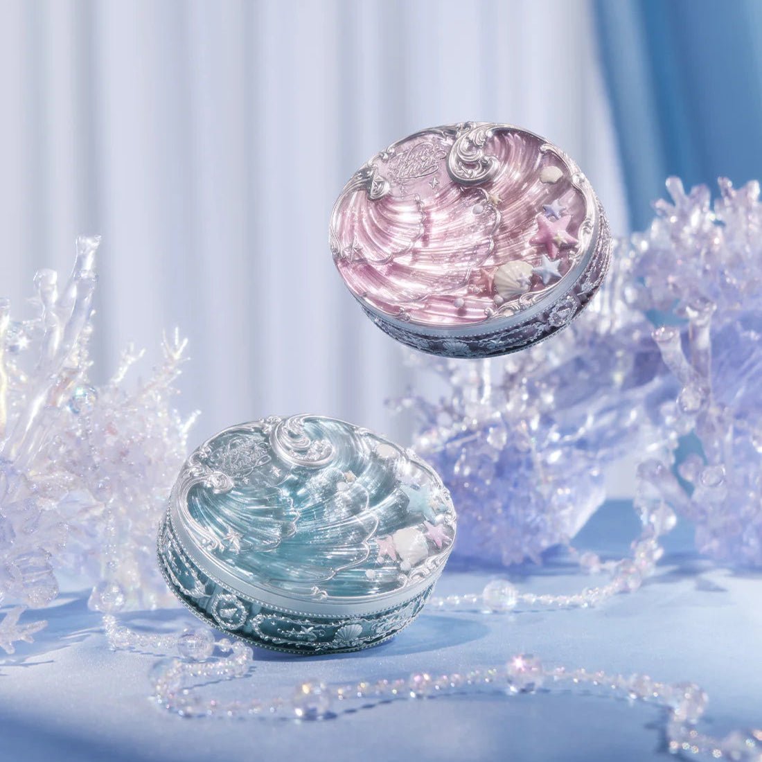 Flower Knows Shell's Jewel Collection Baked Powder (2 Shades) by Flower Knows – Setting Powder & Spray