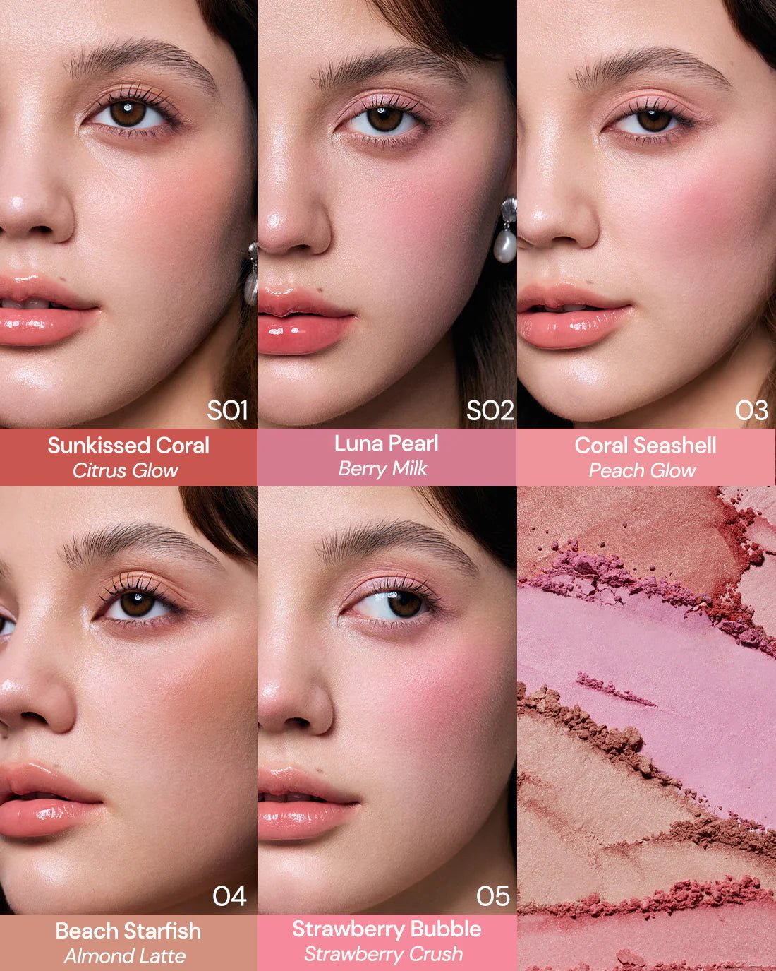 Flower Knows Shell's Jewel Collection Silk Satin Blush (5 Colors) by Flower Knows – Blush