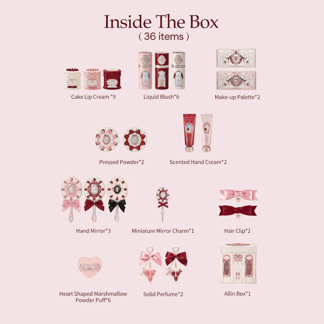 Flower Knows Strawberry Cupid All - In Gift Set (36 Items) by Flower Knows – Makeup Set