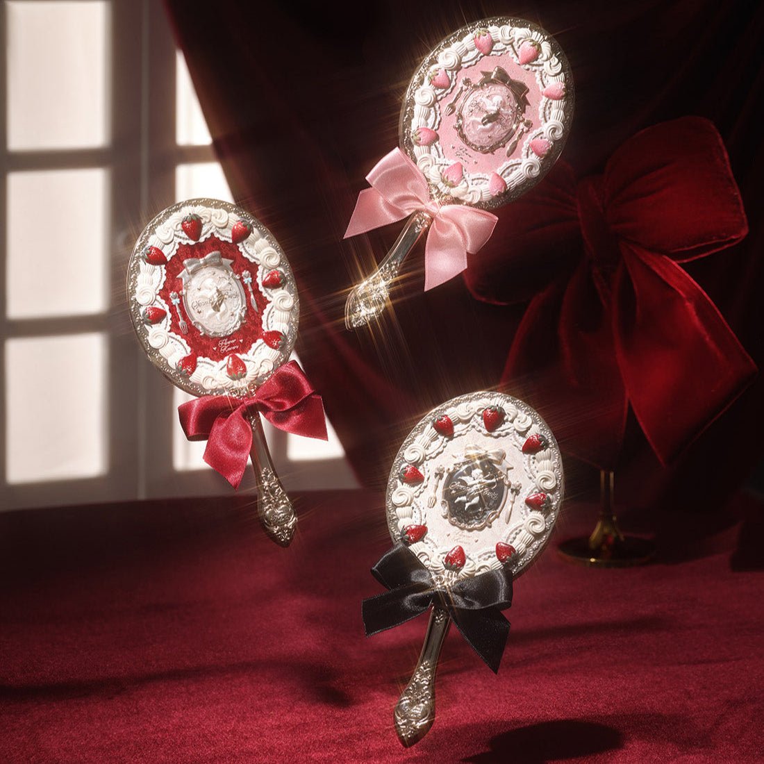 Flower Knows Strawberry Cupid Hand Mirror (3 Styles) by Flower Knows – Other Tools
