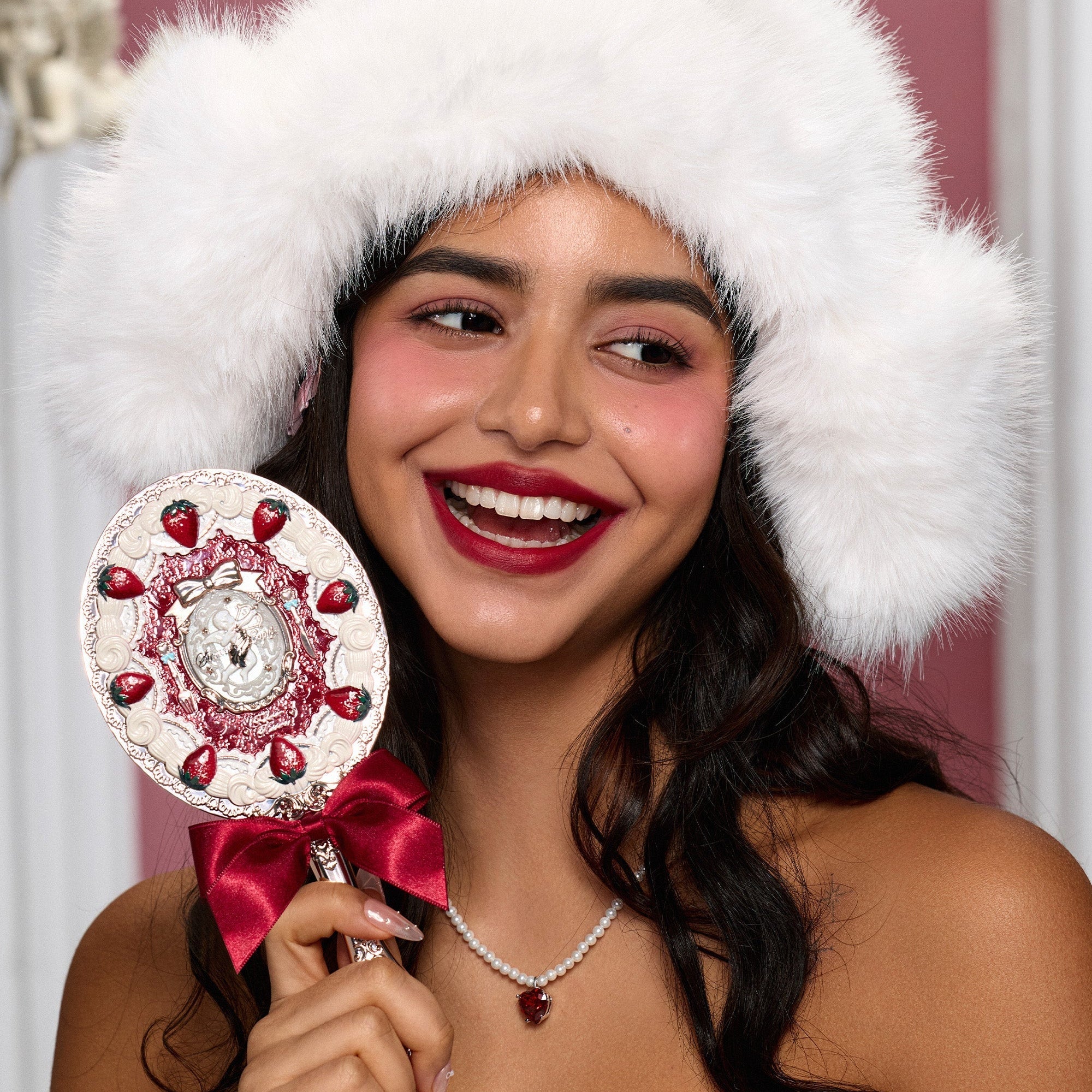 Flower Knows Strawberry Cupid Hand Mirror (3 Styles) by Flower Knows – Other Tools