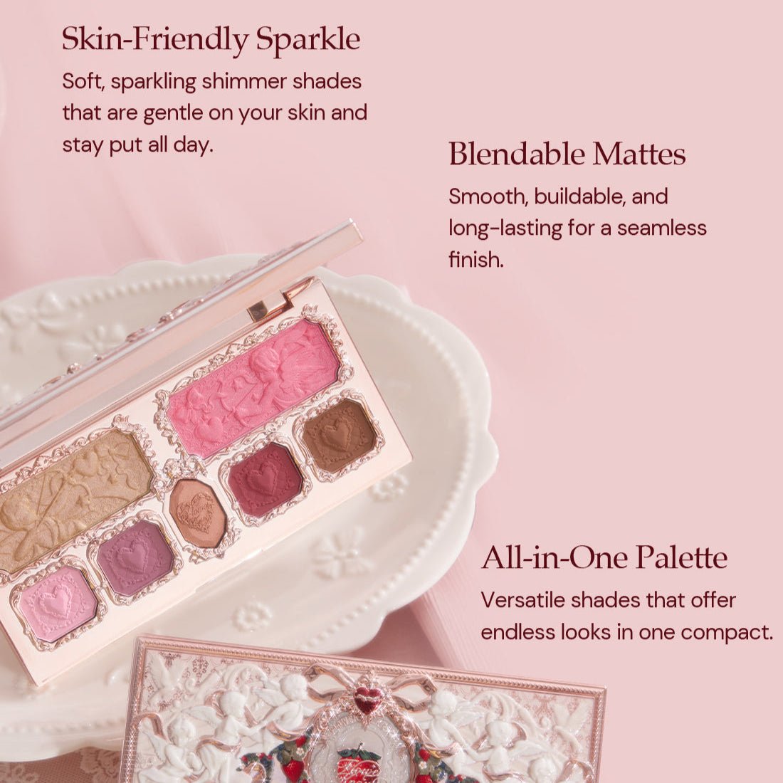 Flower Knows Strawberry Cupid Makeup Palette (2 Styles) by Flower Knows – Eye Shadow