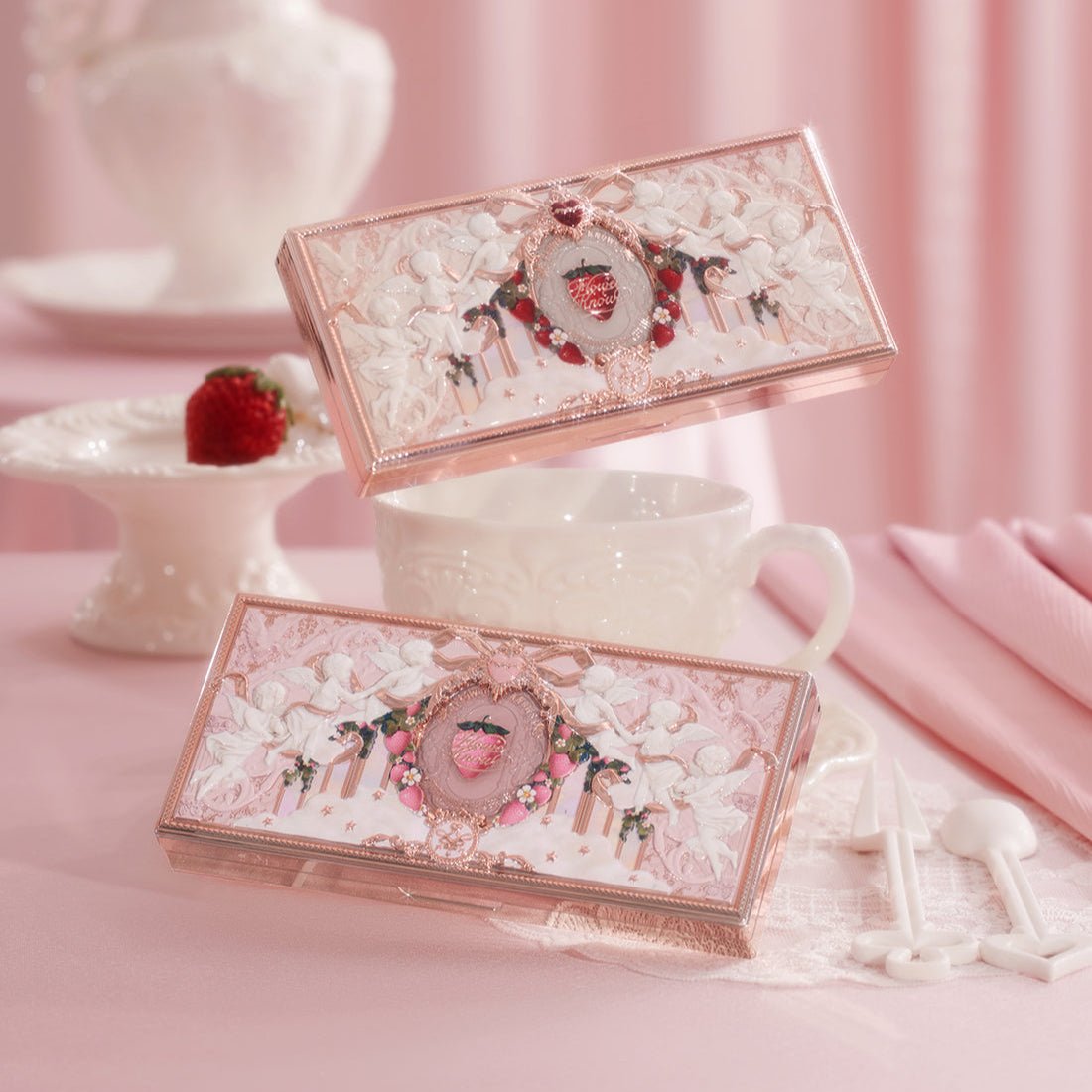 Flower Knows Strawberry Cupid Makeup Palette (2 Styles) by Flower Knows – Eye Shadow