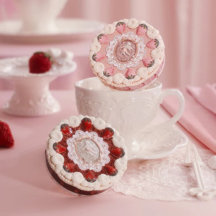Flower Knows Strawberry Cupid Pressed Powder by Flower Knows – Setting Powder & Spray