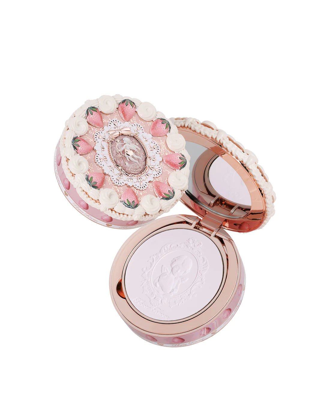 Flower Knows Strawberry Cupid Pressed Powder by Flower Knows – Setting Powder & Spray