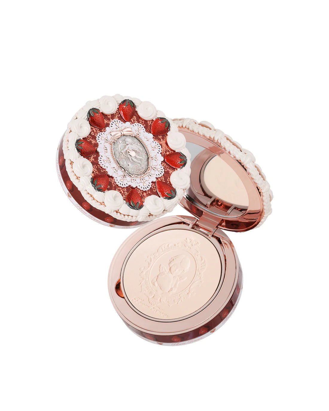 Flower Knows Strawberry Cupid Pressed Powder by Flower Knows – Setting Powder & Spray