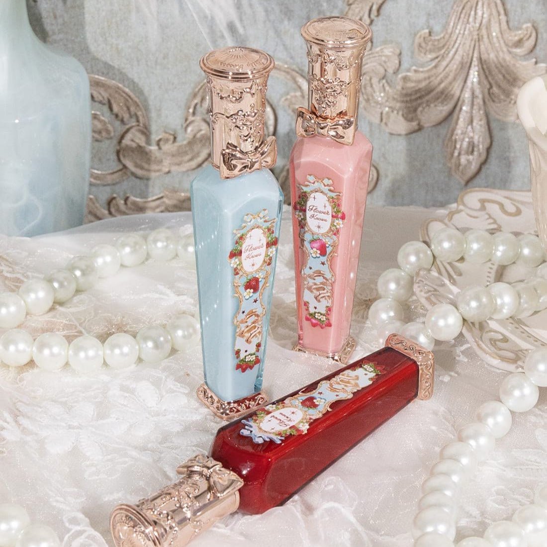 Flower Knows Strawberry Rococo Cloud Lip Cream by Flower Knows – Lip Tint & Stain