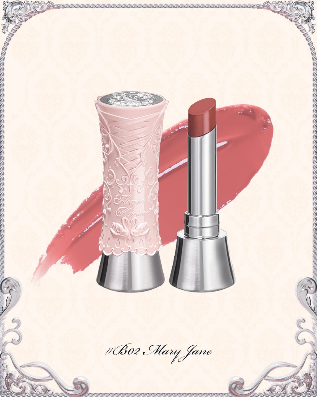 Flower Knows Swan Ballet Shine Lipstick (9 Colors)