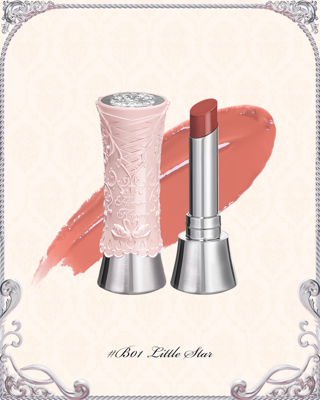 Flower Knows Swan Ballet Shine Lipstick (9 Colors)