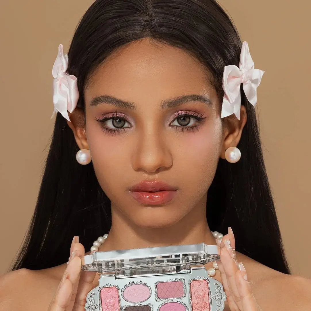 Flower Knows Swan Ballet Series Six Color Eyeshadow 03 Pink Swan by Flower Knows – Eye Shadow