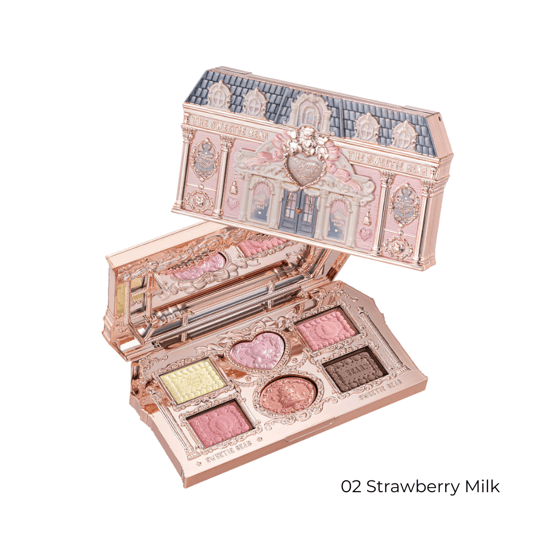 Flower Knows The Sweetie Bear Collection 6 - Color Makeup Palette (3 Styles) by Flower Knows – Eye Shadow